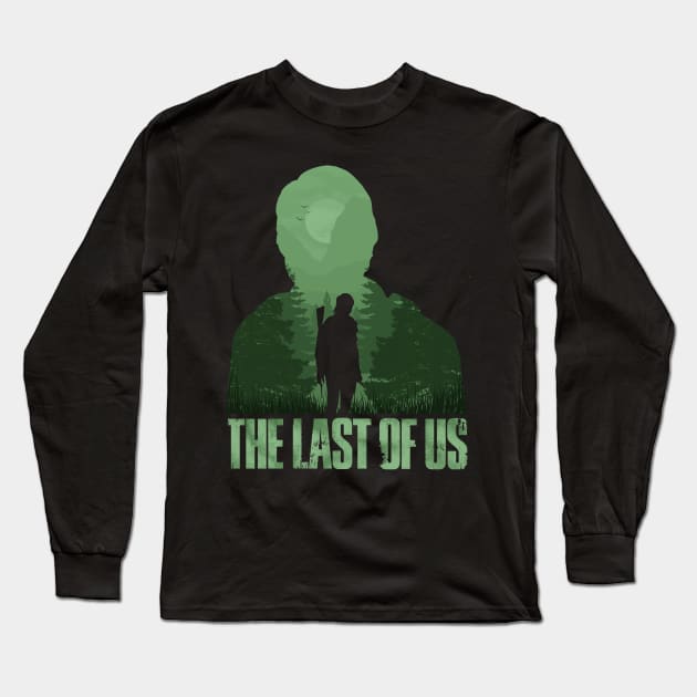 The Last of Us - Silhouette Long Sleeve T-Shirt by MartaMS